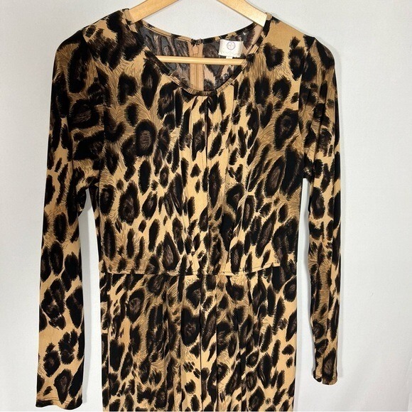 HOT IN HOLLYWOOD Leopard Dress Size Medium - Picture 2 of 10